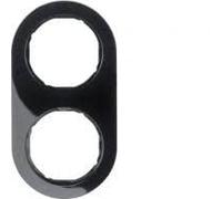 Hager r.Classic - Rclassic Frame 2 Elements Black Gloss