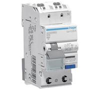 Hager RCBO 16A 240V 30mA QuickConnect Type A 6kA Blue Test Button ADS916D