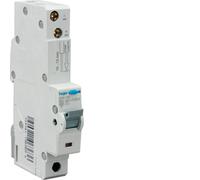 Hager ADN110 AC Class Domestic Electronic RCBO, 1 Pole, 1 Module, Type B, 6 kA Breaking Capacity, 30 mA Sensitivity, 10 A Current