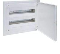 Hager - Recessed Box Golf Series vf 2 Rows 36 modules White Door