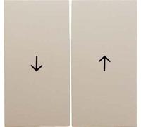 Hager S.1 - Double Key Arrows for Blind Series 1 White