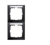 Hager S.1 - Frame 2 Elements Series 1 Label Holder Anthracite Matte