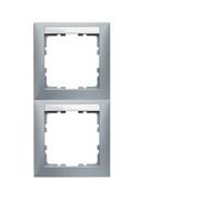 Hager s.1 - Frame 2 Elements Series 1 Matte Aluminium Label Holder
