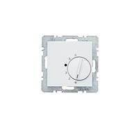 Hager Berker Room Thermostat With Changeover Contact Polar White Glossy - 20268989
