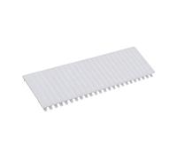 Hager S35S Shoe Moulding Plastic Pure White RAL 9010 219x54 mm 1pc