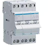 Hager SFT340 40 A COMUN Switch Modular 3-Pin, Model SFT340, Plastic