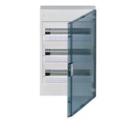 Hager Sistemas VB318TE VB Series Vega Surface Box, 54 Modules, 3 Row, Clear Door