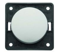 Hager - Switch 2 Poles Off Steel