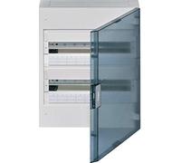 Hager Systems VB VB218TE Series Vega Surface Box 36 Modules 2 Row Door Transparent