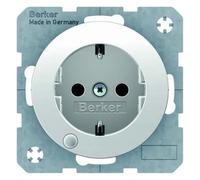 Hager - Toma Current SCHUKO R1/R3 LED Control Polar White Brightness