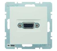 Hager - Toma VGA S-B Polar White Brightness