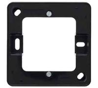 Hager TwinPoint - Socket 1 Element Black