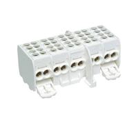 Hager Univers Terminal 5-pin 80A Finger-Safe 2x25/2x16 mm²