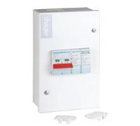 Hager VA4T2SDSPD Type 2 SPD Enclosure + 100A Main Switch
