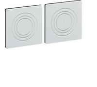 Hager Vega d Series Side Plate Set - Wire Entry/Shutter Vega-D (2u)