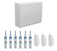 Hager VME109SPD 9 Way 100A Main Switch Consumer Unit with T2 SPD + 6 Bi-Directional RCBOs & 3x FREE Blanks