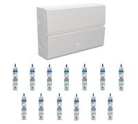 Hager VME113SPD 13 Way 100A Main Switch Consumer Unit with T2 SPD + 13 Bi-Directional RCBOs