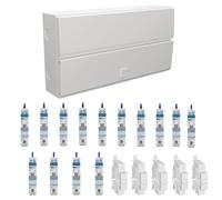 Hager VME119SPD 19 Way 100A Main Switch Consumer Unit with T2 SPD + 14 Bi-Directional RCBOs & 5x FREE Blanks