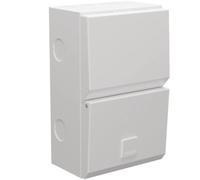 Hager VME24AH Design Evo Garage Consumer Unit 2 Way 40A 30mA RCD with 1x 6A & 32A MCB