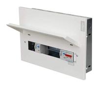 Hager VMLF910C 10 Way Flush 100A Switch + 2x100A 30mA RCD Consumer Unit