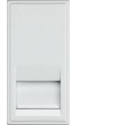 Hager WMMRJ45 Sollysta RJ45 - CAT 6 UTP Euro Module - White