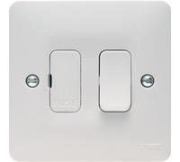 Hager WMSSU83 Sollysta White Moulded 13A Fused Connection Unit Switched