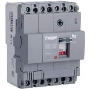 Hager X160 - Automatic Switch 4P4D 18KA 125A Tm Fixed