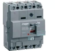 Hager X160 - Automatic Switch X160 4p4d 25 KA 40 A TM Adjustable Fixed/or