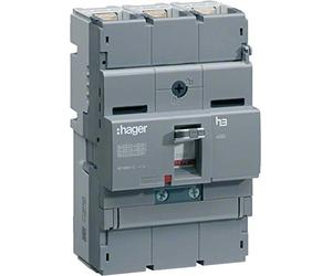 Hager X250 - Automatic Switch X250 4p3dn/2 40 KA 125 A TM Adjustable