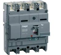 Hager X250 - Automatic Switch X250 4p4d 40 KA 200 A TM Adjustable