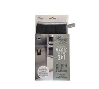 Hagerty A102228 Microfiber Cleaning Glove for Stainless Steel and Aluminium - Grey