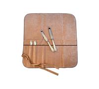 Hagerty Silver Guard Cutlery Roll I Cutlery pouch for silver & silver-plated metal 43.5 x 45 cm I Cutlery storage with tarnish protection I Cutlery holder for fruit & fish knives with 12 compartments