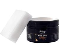 Hagerty Wood Care Cleaner I Wood Care Cream 250 ml I Effective Wood Care Product with Teak Wood essences I Wood Cleaner for Sculptures Frames & Furniture I Cleaning for All Wood Types I incl. Sponge