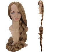 HAGERYLB Anime 120CM Long Braiding Princess Tangled Rapunzel Hair Blonde Cosplay Wig Anime Costume Party Wigs for Women Girls