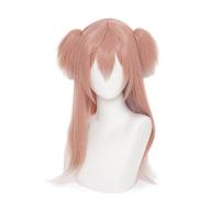 HAGERYLB Genshin Impact Yanfei Cosplay Wig Women Long Pink Wig Cosplay Anime Cosplay Wigs Heat Resistant Wigs Halloween