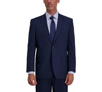 Haggar J.M Men's Premium Stretch Classic Fit Suit Separate Coat (Regular and Big & Tall Sizes) Business Jacket, Navy Blue, 46