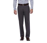 Haggar Men's Casual Pants, Dark Grey, 40 W/32 L
