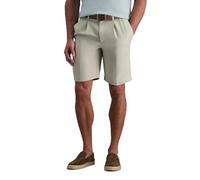 Haggar Men's Cool 18 Pleat Front Expandable Waist Short Casual, String, 32