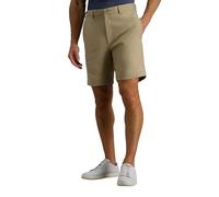 Haggar Men's Cool 18 Pro 4-Way Stretch Golf Shorts - 7 and 9.5 Inch Inseams, Khaki, 38