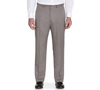 Haggar Men's HC00236 Casual Pants, Heather Grey, 32W x 30L