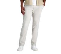 Haggar Men's Life Khaki Straight Fit Flat Front Flex Pant Casual, Putty, 38W x 29L