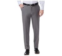 Haggar Men's Premium Comfort Stretch Slim Fit Dress Pant, Grey, 32W x 38L
