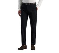 Haggar mensHC10890Premium No Iron Khaki Slim Fit Flat Front Casual Pant Casual Pants - Black - 30W x 32L