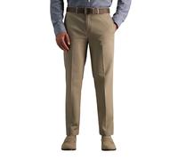 Haggar Men's Premium No Iron Khaki Straight Fit Flat Front Casual Pant, 38W / 34L