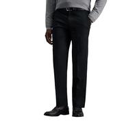 Haggar Men's Premium No Iron Khaki Straight Fit & Slim Fit Flat Front Casual Pant, Black, 36W x 29L