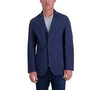 Haggar Men's Smart Wash Performance Blazer & Jackets Casual, Midnight, 44-46 Regular