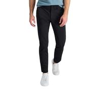 Haggar Men's Sport Travel Performance Straight Fit Flat Front Casual Pant, Black, 40W x 32L