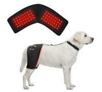 HAGGEMI Dog Hip Brace with Red Infrared Light Therapy - Pain Relief for Arthritis, Hip Dysplasia, Spine Issues & Muscle Recovery, Portable & Cordless(Male Dog, L)