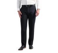 Hagger Men's JMH Premium Wool Tailored Fit Flat Front Suit Separates Pant, Navy, 40W x 30L