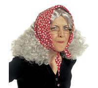 HAGGERED WITCH WIG WITH HEADSCARF
